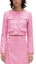 Lookbook (Women) KARL LAGERFELD Pink Tweed Long Sleeve Jacket SS24 E41W1506