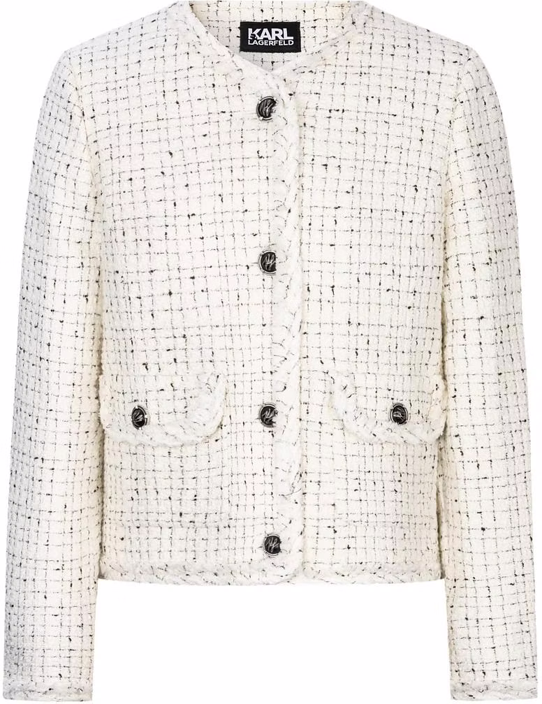 women-karl-lagerfeld-plaid-v-neck-single-breasted-long-sleeve-white-jacket-e36-w1498