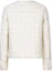 Lookbook (W) KARL LAGERFELD Chaqueta Blanca Cuadros Manga Larga con Escote en V. E36W1498
