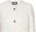 Details for (W) KARL LAGERFELD Chaqueta Blanca Cuadros Manga Larga con Escote en V. E36W1498
