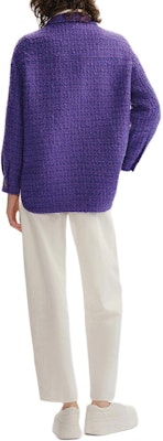 (Women) KARL LAGERFELD Purple Single-Breasted Long-Sleeve Jacket. 236L1411 Shop (Women) KARL LAGERFELD Purple Single-Breasted Long-Sleeve Jacket. 236L1411