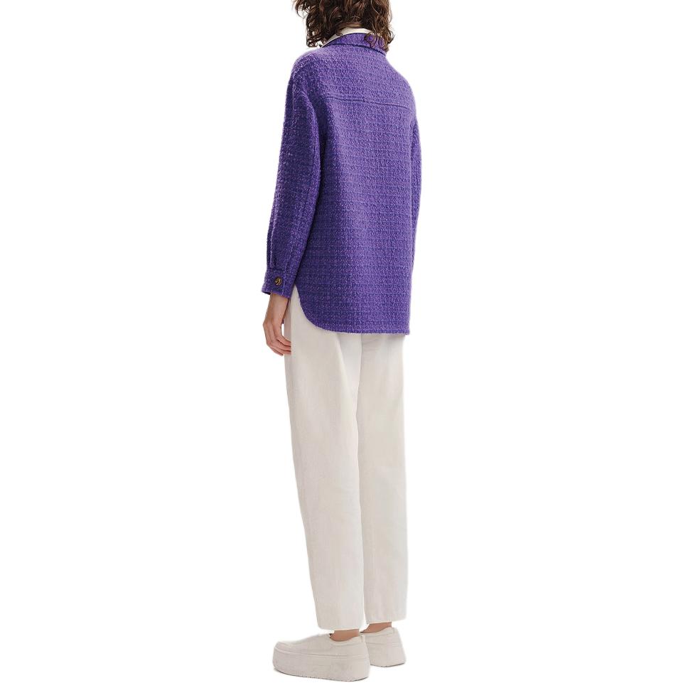 Purchase (Women) KARL LAGERFELD  Purple Single-Breasted Long-Sleeve Jacket. 236L1411