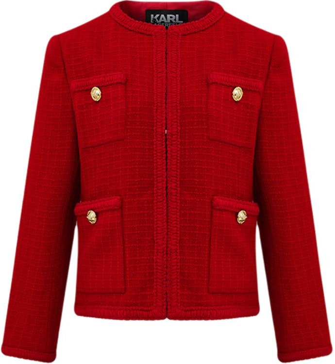 women-karl-lagerfeld-red-tweed-pocket-long-sleeve-jacket-226-l1409