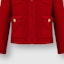 Details for (Women) KARL LAGERFELD Red Tweed Pocket Long Sleeve Jacket 226L1409