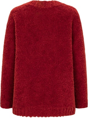 (Women) KARL LAGERFELD Red V-Neck Button-Up Long-Sleeve Knit Cardigan. E37W15A6 Lookbook (Women) KARL LAGERFELD Red V-Neck Button-Up Long-Sleeve Knit Cardigan. E37W15A6