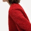 Cheap (Women) KARL LAGERFELD Red V-Neck Button-Up Long-Sleeve Knit Cardigan. E37W15A6