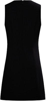 (Women) Karl Lagerfeld Sleeveless Black Midi Dress with Zipper Detail 241L1387 Lookbook (Women) Karl Lagerfeld Sleeveless Black Midi Dress with Zipper Detail 241L1387