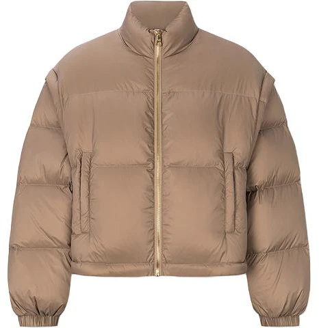 women-karl-lagerfeld-solid-zip-up-puffer-jacket-khaki-color-e37-w1594
