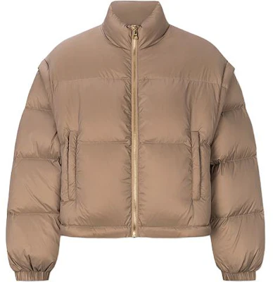 (W) 卡尔·拉格斐 卡其色拉链羽绒服 E37W1594 Buy (W) 卡尔·拉格斐 卡其色拉链羽绒服 E37W1594