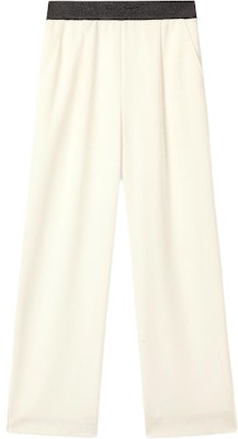 (Women) KARL LAGERFELD SS24 Colorblock Wide-Leg Casual Pants Beige. 241L1021 Order (Women) KARL LAGERFELD SS24 Colorblock Wide-Leg Casual Pants Beige. 241L1021