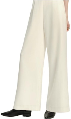 (Women) KARL LAGERFELD SS24 Colorblock Wide-Leg Casual Pants Beige. 241L1021 Details for (Women) KARL LAGERFELD SS24 Colorblock Wide-Leg Casual Pants Beige. 241L1021