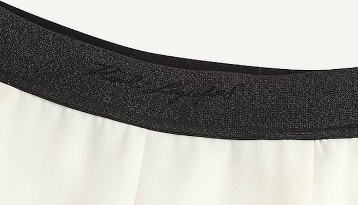 (Women) KARL LAGERFELD SS24 Colorblock Wide-Leg Casual Pants Beige. 241L1021 Sizing (Women) KARL LAGERFELD SS24 Colorblock Wide-Leg Casual Pants Beige. 241L1021