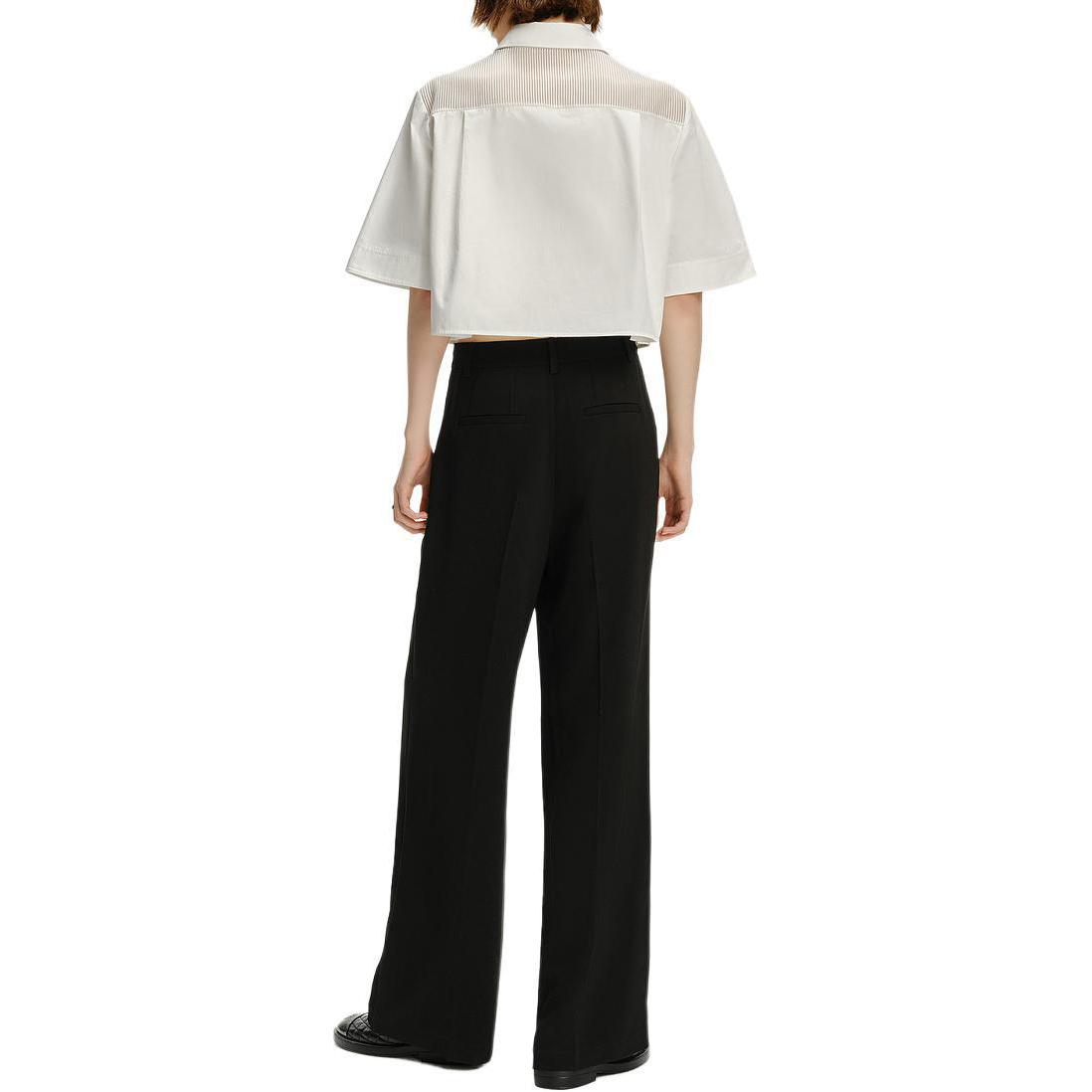 Details for (Women) KARL LAGERFELD  White Business Casual Long Sleeve Shirt 241L1621