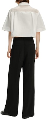 (Women) KARL LAGERFELD White Business Casual Long Sleeve Shirt 241L1621 Details for (Women) KARL LAGERFELD White Business Casual Long Sleeve Shirt 241L1621