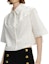 Sizing (Women) KARL LAGERFELD White Business Casual Long Sleeve Shirt 241L1621