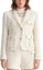 Buy (Women) KARL LAGERFELD White Casual Long Sleeve Jacket with Single Button. E36W1527
