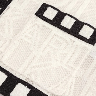 (Women) KARL LAGERFELD White Embroidered Knit Cardigan SS24 Long Sleeve Top. 241L2049 Sizing (Women) KARL LAGERFELD White Embroidered Knit Cardigan SS24 Long Sleeve Top. 241L2049