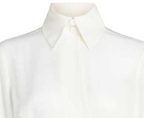 (Women) KARL LAGERFELD White Long Sleeve Fitted Shirt for Daily Casual Wear 235W1605110 Sizing (Women) KARL LAGERFELD White Long Sleeve Fitted Shirt for Daily Casual Wear 235W1605110