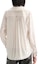 Lookbook (Women) KARL LAGERFELD White Pleated V-Neck Long Sleeve Shirt for Daily Wear 236L1603