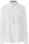 Buy (Women) KARL LAGERFELD White Ruffle Collar Long Sleeve Casual Shirt. 241L1606