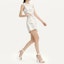 Purchase (Women) KARL LAGERFELD White Sleeveless Cartoon Print Mini Dress Luxury Style E42W1379