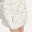 Sizing (Women) KARL LAGERFELD White Sleeveless Cartoon Print Mini Dress Luxury Style E42W1379