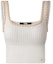 Order (Women) Karl Lagerfeld White Square Neck Pullover Tank with Metal Chain Detail 231L2057