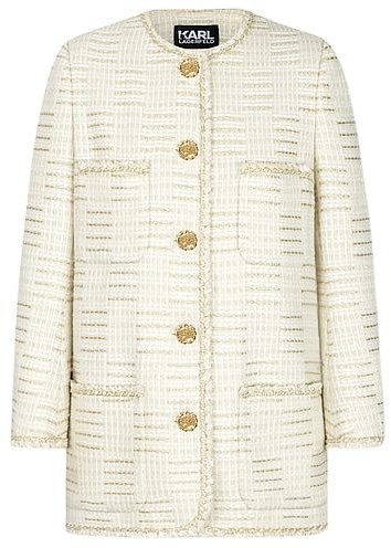 women-karl-lagerfeld-white-tweed-mid-length-jacket-for-casual-or-outdoor-use-e41-w1510