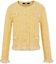Order (Women) KARL LAGERFELD Yellow Button-Up Knit Cardigan Long Sleeve. 233L2090728