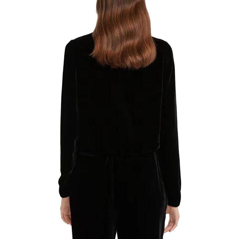 Shop (W) 卡尔拉格斐黑色圆领标志设计卫衣 216L1743999