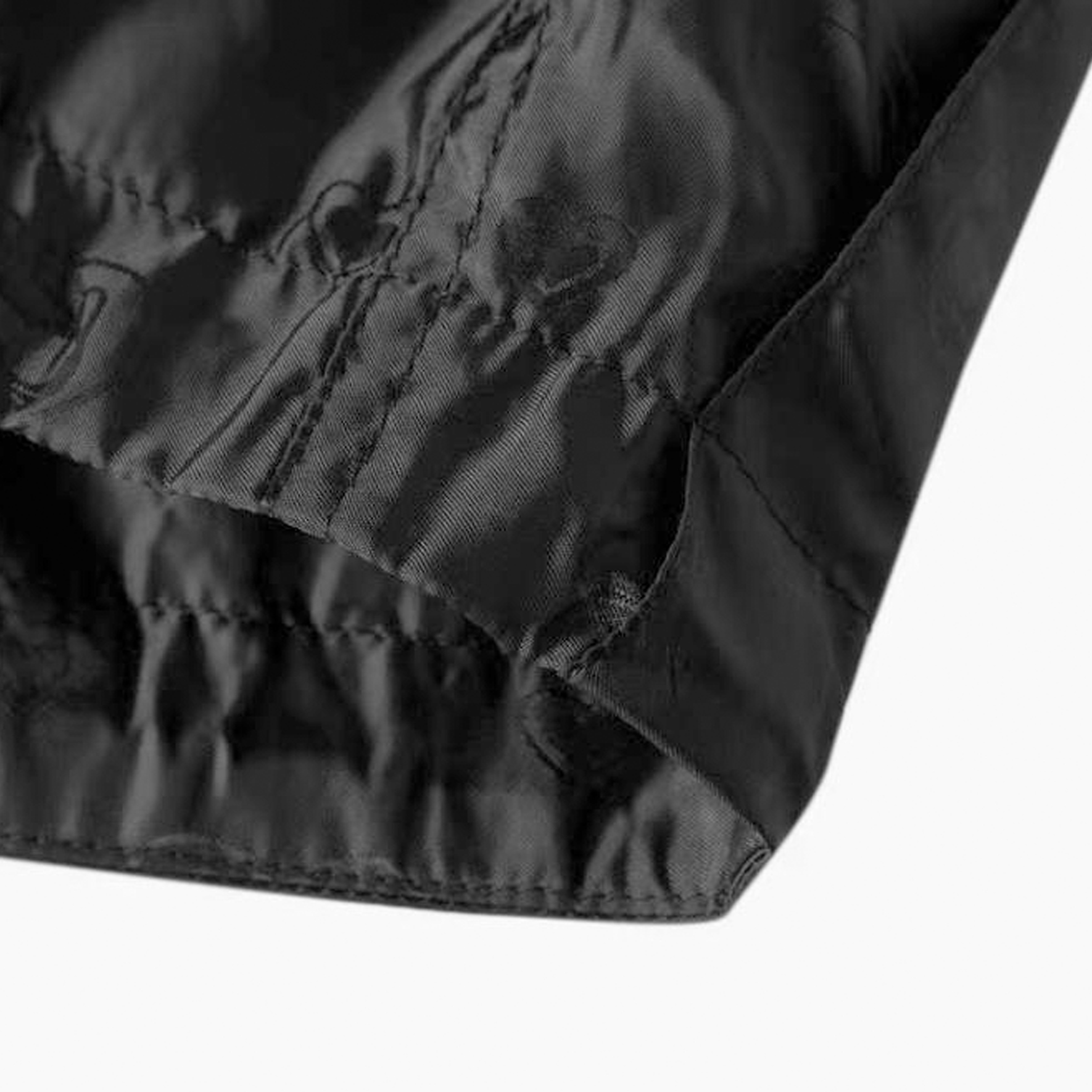 Purchase (W) 卡尔拉格斐黑色徽标印花连帽夹克休闲外套 221H1405999