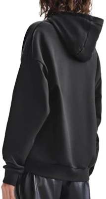 (W) 卡尔拉格斐黑色宽松连帽衫Logo印花 236L1808 Cheap (W) 卡尔拉格斐黑色宽松连帽衫Logo印花 236L1808