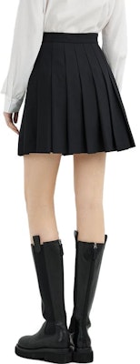 (Women) KARL LAGERFELD Chain Pleated Casual Skirt Women’s Black 221L1208 Purchase (Women) KARL LAGERFELD Chain Pleated Casual Skirt Women’s Black 221L1208