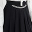 Sizing (Women) KARL LAGERFELD Chain Pleated Casual Skirt Women’s Black 221L1208