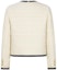 Lookbook (Women) KARL LAGERFELD Color Block Chanel-Style Button Jacket Women White E36W1497