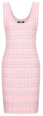 (W) Vestido sin mangas de punto a rayas Karl Lagerfeld Colorblock Rosa - Casual. 241E13A1 Buy (W) Vestido sin mangas de punto a rayas Karl Lagerfeld Colorblock Rosa - Casual. 241E13A1