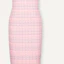 Sizing (W) Vestido sin mangas de punto a rayas Karl Lagerfeld Colorblock Rosa - Casual. 241E13A1