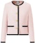Buy (Women) Karl Lagerfeld Contrast Color Long Sleeve Button Jacket Pink Women. E37W15C5