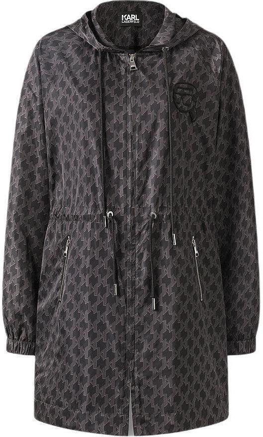 women-karl-lagerfeld-fw-23-black-logo-print-mid-length-hooded-coat-236-l1567