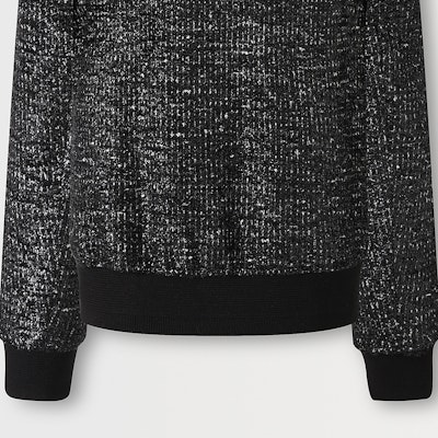 (Women) KARL LAGERFELD FW23 Black Single-Breasted Logo Long Sleeve Jacket 236L1417 Cheap (Women) KARL LAGERFELD FW23 Black Single-Breasted Logo Long Sleeve Jacket 236L1417