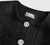 Purchase (Women) KARL LAGERFELD FW23 Black Tweed Single-Breasted Long Sleeve Jacket. 237W1599