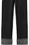 Shop (Women) KARL LAGERFELD FW23 Tweed Check Pleated Suit Pants Black 236L1011