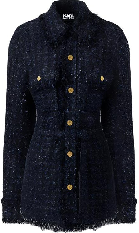 women-karl-lagerfeld-fw-23-tweed-patchwork-single-breasted-jacket-navy-236-l1657