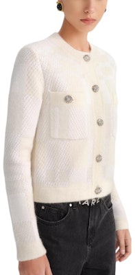 (Women) KARL LAGERFELD FW23 White Single-Breasted Tweed Long Sleeve Jacket 236L2049 Lookbook (Women) KARL LAGERFELD FW23 White Single-Breasted Tweed Long Sleeve Jacket 236L2049