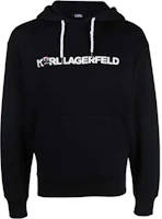 (Women) Karl Lagerfeld FW23 Letter Logo Print Sweatshirt Black 220W1880999 (Women) Karl Lagerfeld FW23 Letter Logo Print Sweatshirt Black 220W1880999