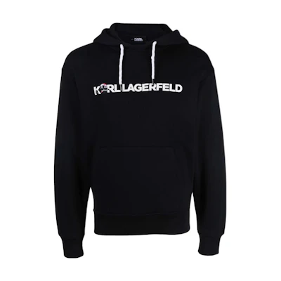 (Women) Karl Lagerfeld FW23 Letter Logo Print Sweatshirt Black 220W1880999