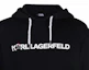 Shop (W) 卡尔·拉格斐 FW23 字母标志印花黑色卫衣 220W1880999