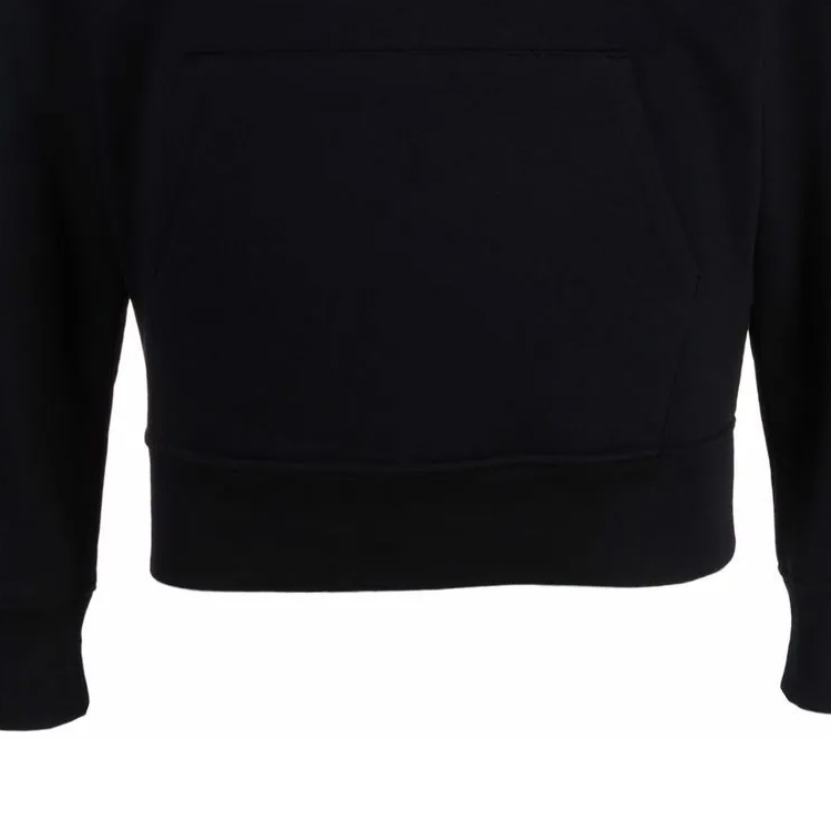 Purchase (W) 卡尔·拉格斐 FW23 字母标志印花黑色卫衣 220W1880999