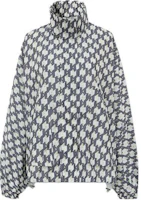 (Women) Karl Lagerfeld Monogram Logo Print Long Sleeve Jacket Black White 231L1517250 (Women) Karl Lagerfeld Monogram Logo Print Long Sleeve Jacket Black White 231L1517250