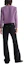 Shop (W) Chaqueta Corta Morada de Tweed con Botones para Mujer Karl Lagerfeld 231L1406